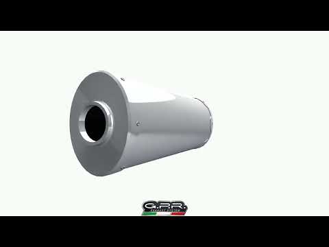 Escape GPR doble de acero inoxidable deslizante para BMW F800GS 2016-2018