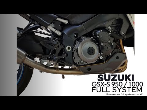 Échappement GPR Grand Prix Evo Titanium Système Complet pour Suzuki GSXS 1000GT 2015-2016