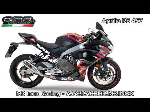 Aprilia RS 457 2024-2025 Exhaust GPR M3 Inox Full System