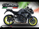 Yamaha FZ10 2016-2024 Exhaust GPR Furore Poppy Slip-On Race