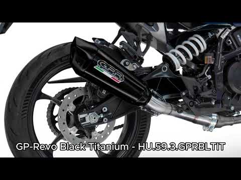 Husqvarna Te 250 - Sm250R 2002-2004 Exhaust GPR Furore Nero Slip-On