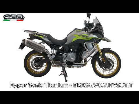 Escape Voge 900DSX 2024-2025 GPR Hyper Sonic Black Titanium Slip-On