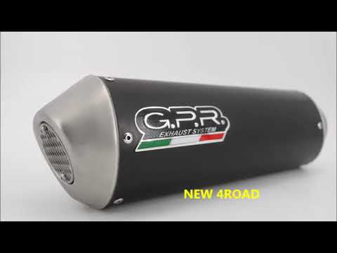 Échappement GPR Furore-X Scooter Système Complet pour Kymco Agility 125 R16 2021-2023