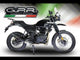 Royal Enfield Scram 411 2022-2024 Exhaust GPR Furore Nero Slip-On Race