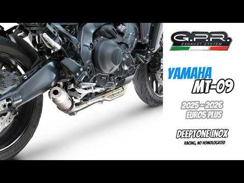 Escape GPR Deeptone Inox Sistema Completo para Yamaha Fj09 2025-2026