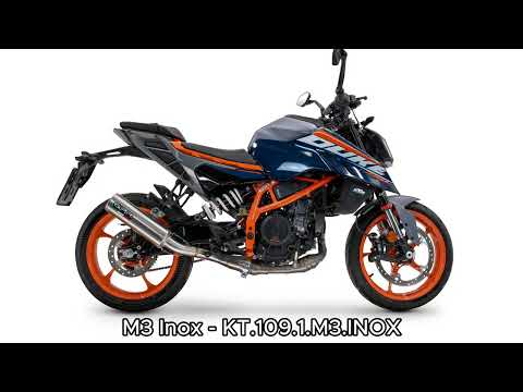 KTM 125 DUKE 2024-2025 Exhaust GPR M3 Inox Slip-On