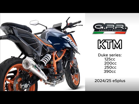 KTM 390 DUKE 2024-2025 Exhaust GPR Powercone Evo Slip-On