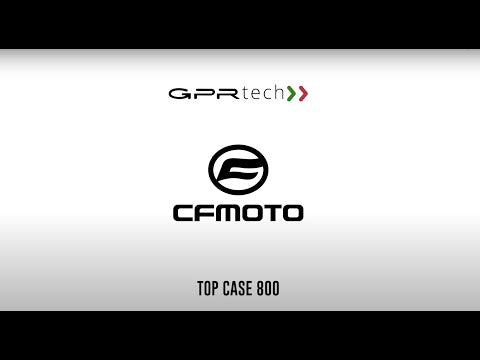 CF Moto 800 MT Touring 2025-2026 e5 plus Top Case Mounting Plate 35 Liters - 45 Liters GPR TECH Black Titanium