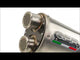 Aprilia RSV4 1000 2017-2020 Exhaust GPR Furore-X Inox Slip-On Race - video 2