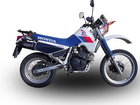Escape GPR Furore Nero Slip-On para Honda XL600LM XL600RM 1985-1989