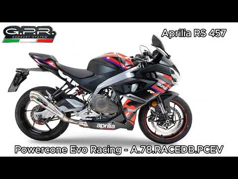 Aprilia RS 457 2024-2025 Exhaust GPR Powercone Evo Full System