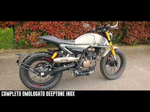 F.B. Mondial Hps 125 2021-2023 Exhaust GPR Deeptone Inox Full System