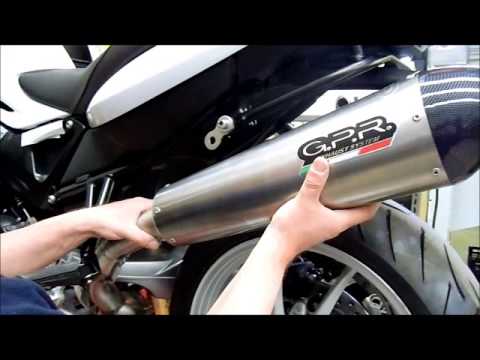 BMW F800GT 2017-2019 Exhaust GPR Hyper Sonic Titanium Slip-On