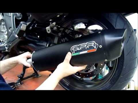 BMW K1600GTL 2021-2024 Exhaust GPR Hyper Sonic Black Titanium Dual Slip On Race
