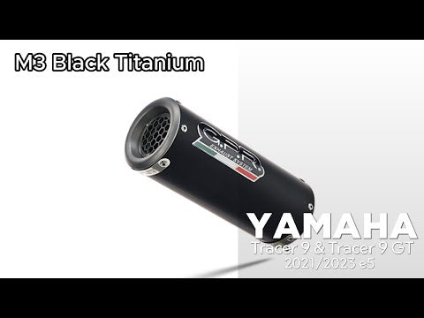 Yamaha Tracer 9 20212024 Exhaust GPR M3 Black Titanium Full System High Level