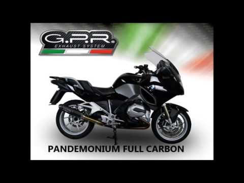 BMW R1200RT LC 2017-2019 Exhaust GPR Hyper Sonic Titanium Slip-On