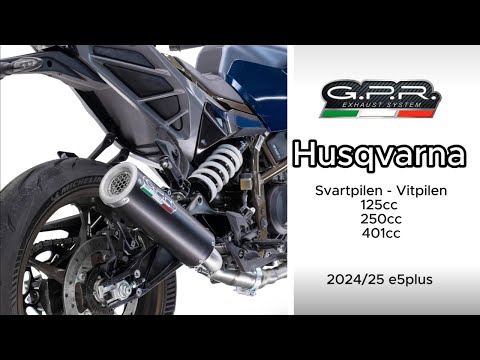 Husqvarna Svartpilen 125 2024-2025 Exhaust GPR M3 Black Titanium Slip-On