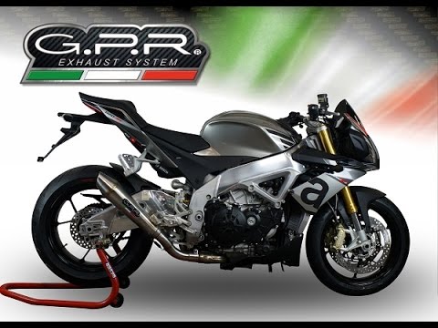 Échappement GPR Furore-X Inox Slip-On pour Aprilia TUONO V4 - RR 1100 FACTORY 2015-2016