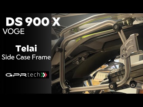 Voge 900DSX 2026-2027 Side Cases 38 Liters + 32 Liters GPR TECH Black Aluminum with Black Rack - video 1