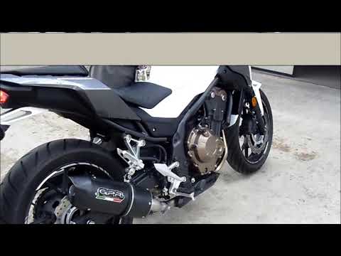 Honda CB500X 2016-2018 Exhaust GPR Deeptone Inox Slip-On