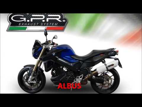 BMW F800R 2017-2019 Exhaust GPR Albus Evo4 Slip-On