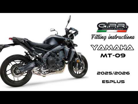 Escape GPR Deeptone Inox Sistema Completo para Yamaha Fj09 2025-2026