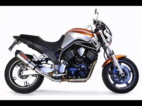 Yamaha Bulldog 1100 2002-2007 Exhaust GPR Furore-X Inox Dual Slip On - video 1