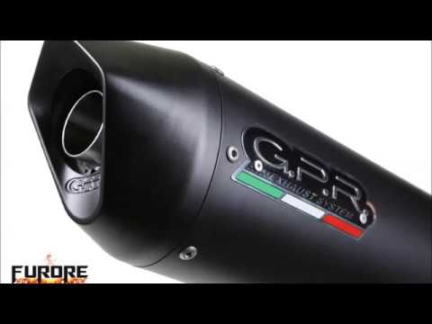Triumph Tiger 800 Xr Xc Xrx Xcx Xrt Xca 2017-2021 Exhaust GPR Furore Evo4 Nero Slip-On