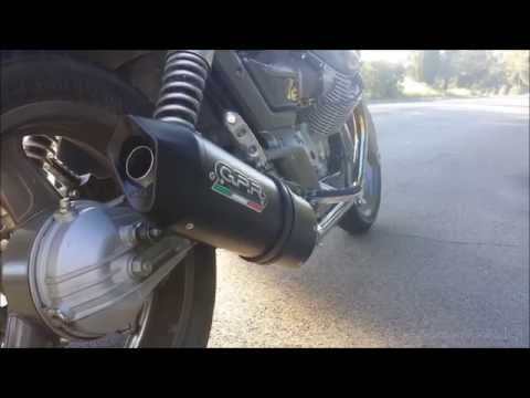 Moto Guzzi Breva 750 2003-2009 Exhaust GPR Furore Nero Dual Slip On