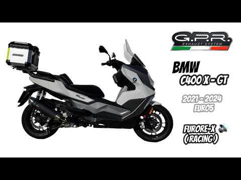 BMW C400X / C400GT 2019-2020 Exhaust GPR Furore-X Scooter Full System - video 2