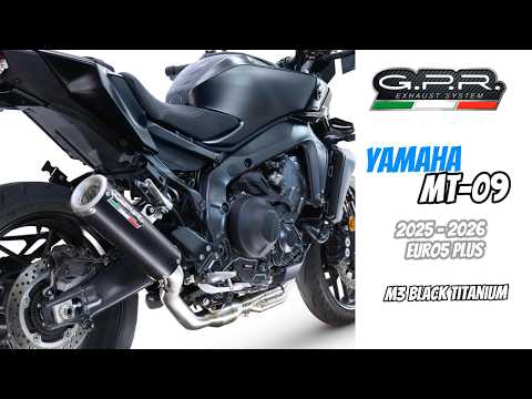 Yamaha Fj09 2025-2026 Exhaust GPR M3 Black Titanium Full System