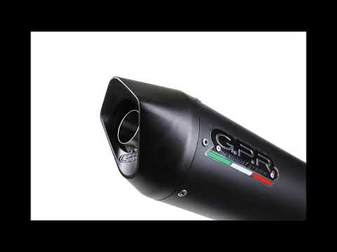 Escape GPR Furore Nero para Honda Anf 125 Innova 1995-2012, sistema completo
