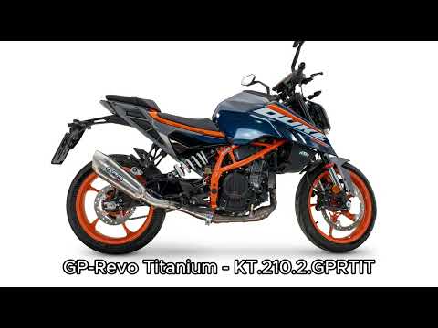 KTM 250 DUKE 2024-2025 Exhaust GPR GP-Revo Titanium Slip-On