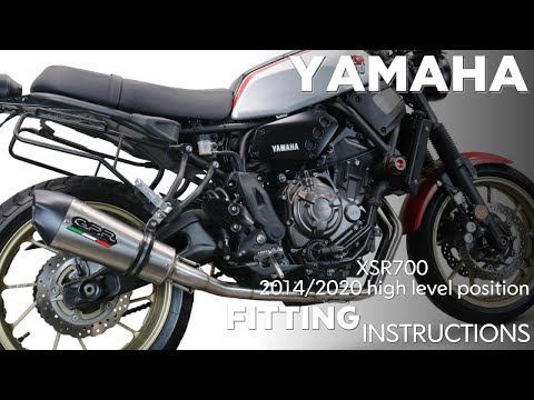 Yamaha XSR700 2021-2024 Exhaust GPR Satinox Full System