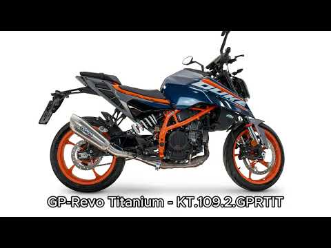 KTM 200 DUKE 2024-2025 Exhaust GPR GP-Revo Titanium Slip-On