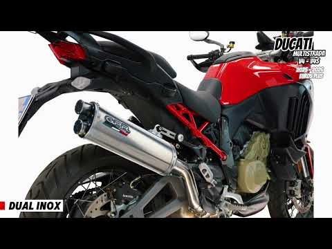 Échappement GPR Dual Inox Slip-On pour Ducati Multistrada V4 V4S 2025-2026