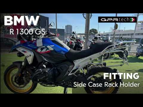 BMW R1300GS Adventure 2023-2025 Top and Side Case Kits 38 + 38 Liters GPR TECH Black Aluminum