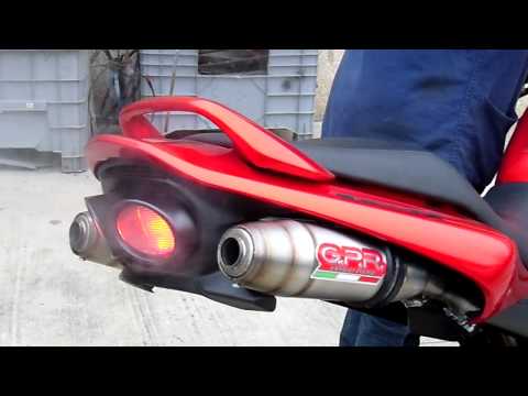 Escape GPR Deeptone Inox Dual Slip On para Suzuki GSR600 2006-2011