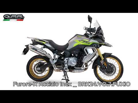 Escape GPR Furore-X Acciaio Inox Slip-On Race para Voge 900DSX 2024-2025