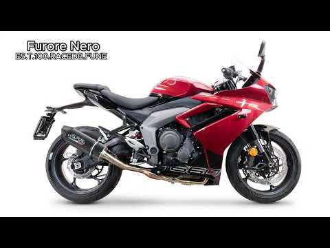 Triumph Daytona 660 2023-2025 Exhaust GPR Furore Nero Full System High Level
