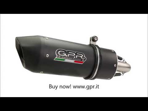 Yamaha Tdm 900 2002-2014 Exhaust GPR Furore-X Inox Dual Slip On - video 1