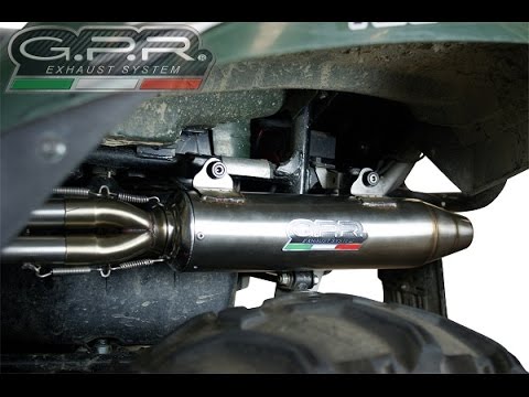 Escape GPR Deeptone ATV Kawasaki BRUTE FORCE 750 2005-2011 Sistema completo