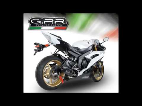 Yamaha R6 2006-2016 Exhaust GPR Satinox Slip-On