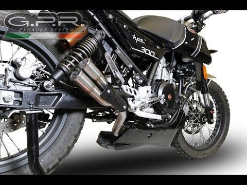 F.B. Mondial Hps 125 2021-2023 Exhaust GPR Decat Pipe