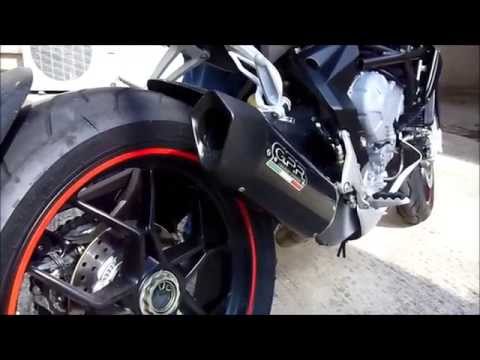 Mv Agusta Rivale 800 Stradale 800 2014-2016 Exhaust GPR M3 Inox Slip-On