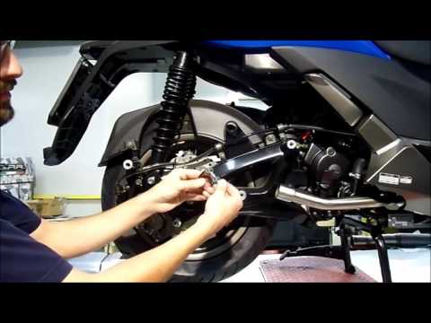 Escape GPR Furore-X Scooter Sistema Completo para Kymco K-Xct 125 I.E 2012-2016