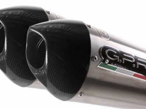 Aprilia Dorsoduro 1200 2011-2016 Exhaust GPR Furore Evo4 Nero Dual Slip On Race