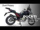 Escape GPR Dual Poppy Slip-On para Ducati Multistrada V4 Rally 2023-2024