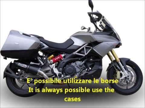 Aprilia CAPONORD 1200 2013-2016 Exhaust GPR Furore-X Inox Slip-On - video 1