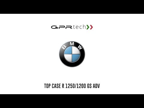 BMW R1250GS Adventure 2019-2020 e4 Top Case Mounting Plate 35 Liters - 45 Liters GPR TECH Black Titanium